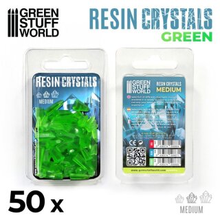 Resinkristalle - Green (Mittel)