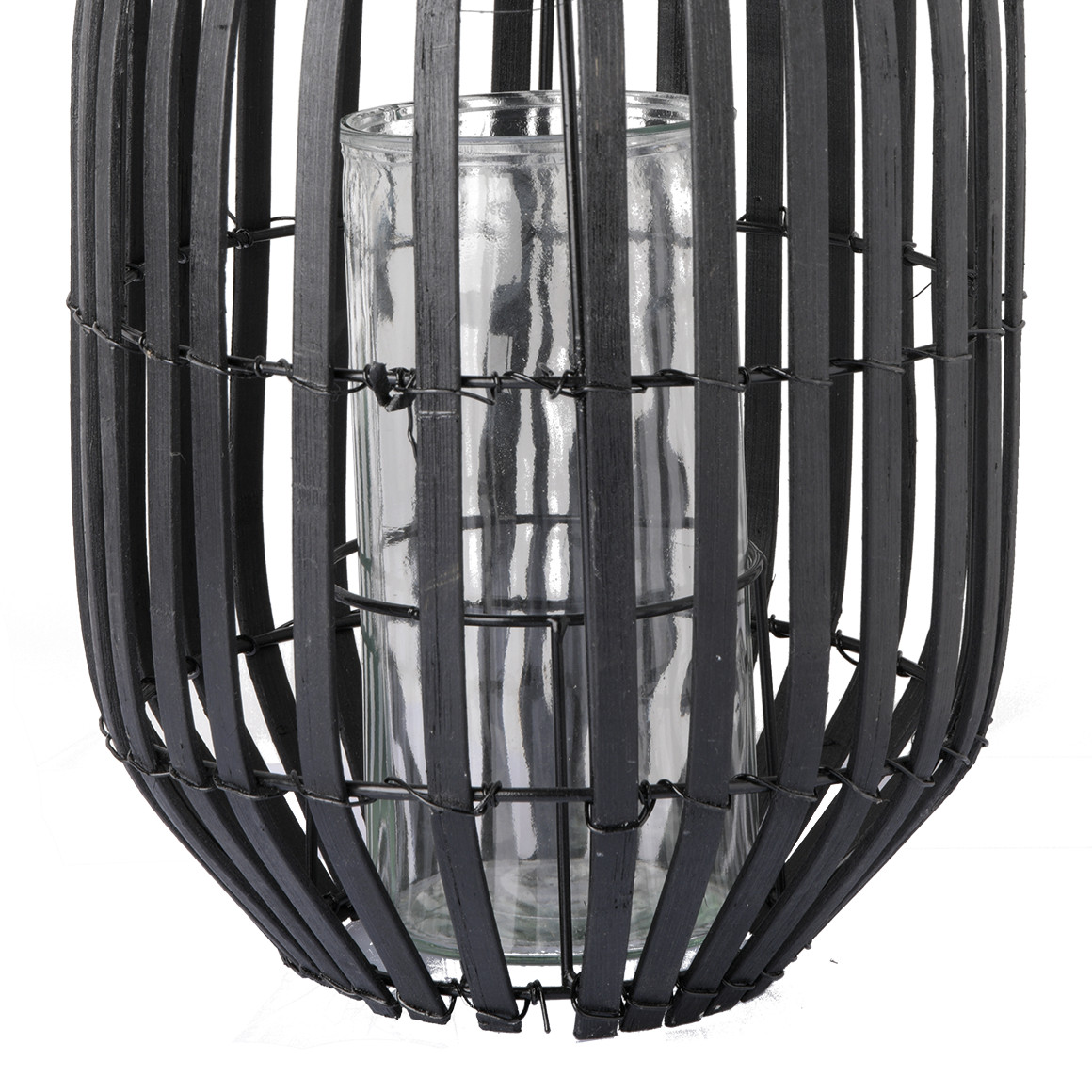 Windlicht aus Bambus