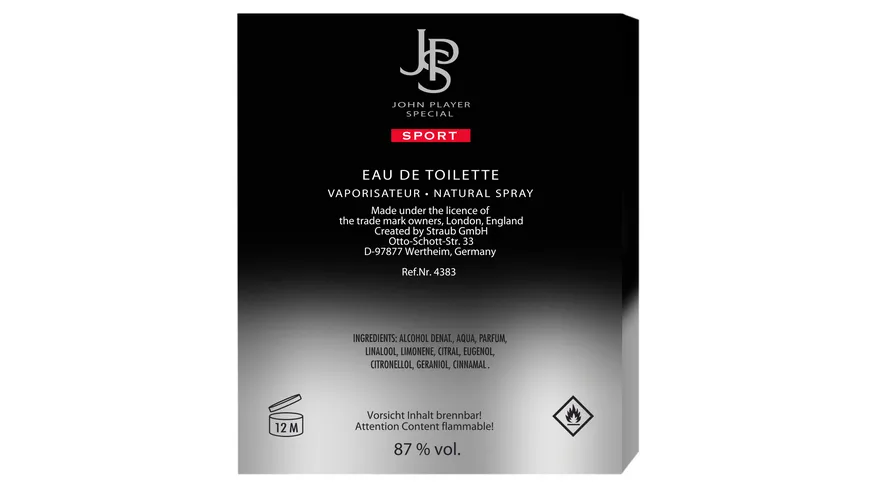 JOHN PLAYER Special Sport Eau de Toilette 100 ml