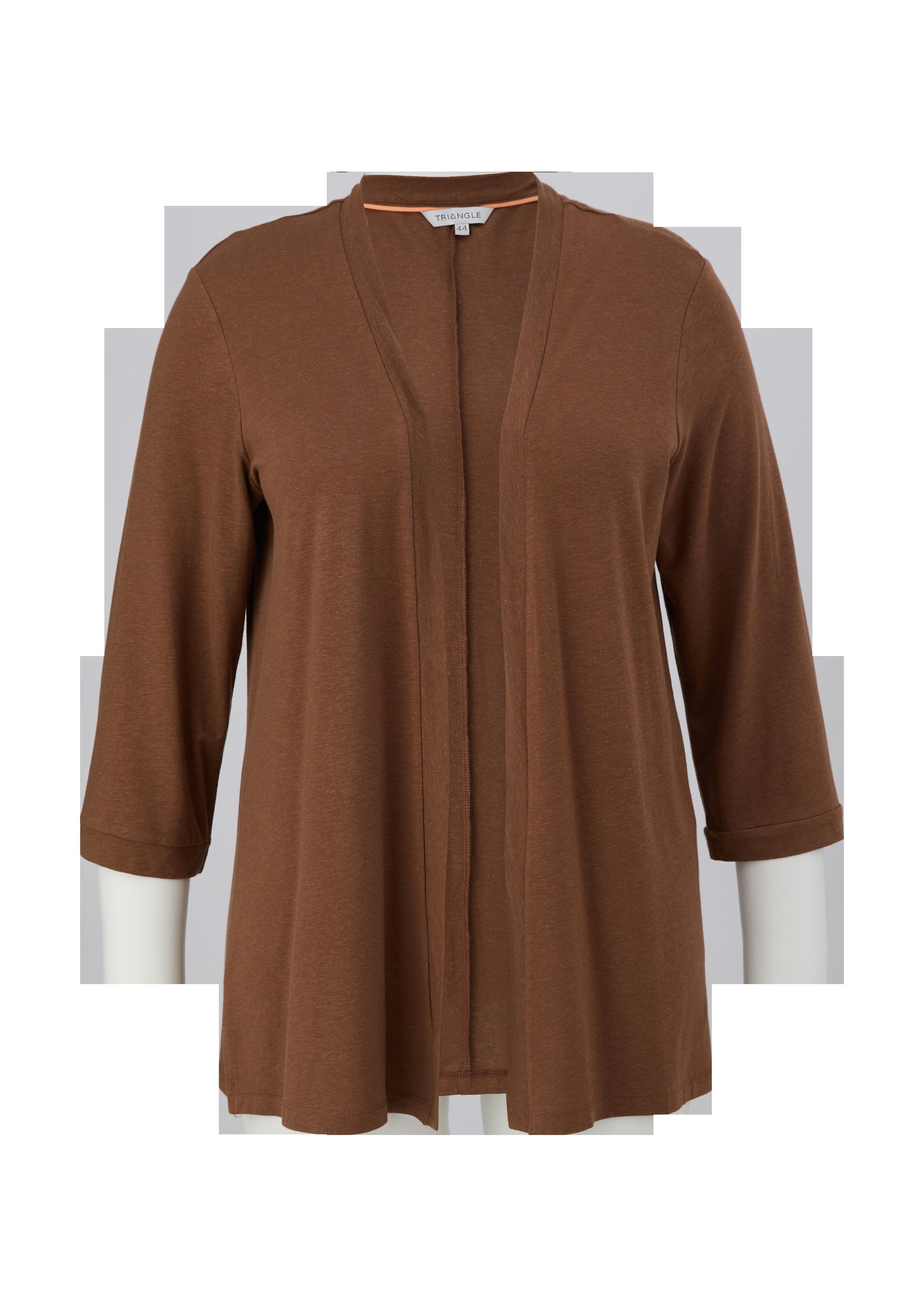 Cardigan aus Viskosemix mit Leinen  2131936-8751