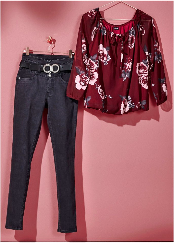 Bluse mit Tunnelzug
