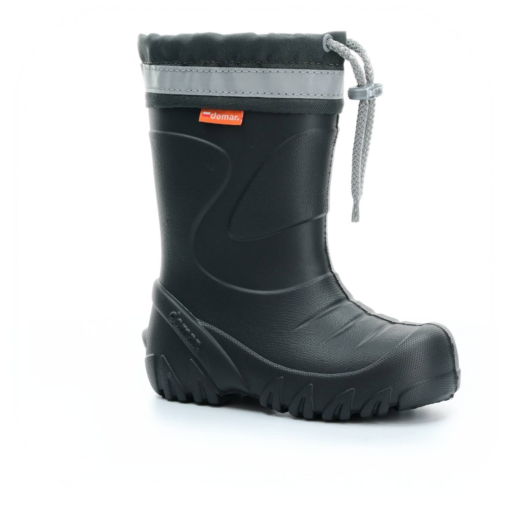 Demar Mammut Grau mit Wollfutter Gummistiefel