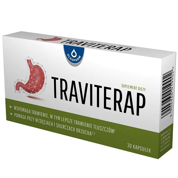 Traviterap, preparat koji podržava funkciju jetre, kapsule