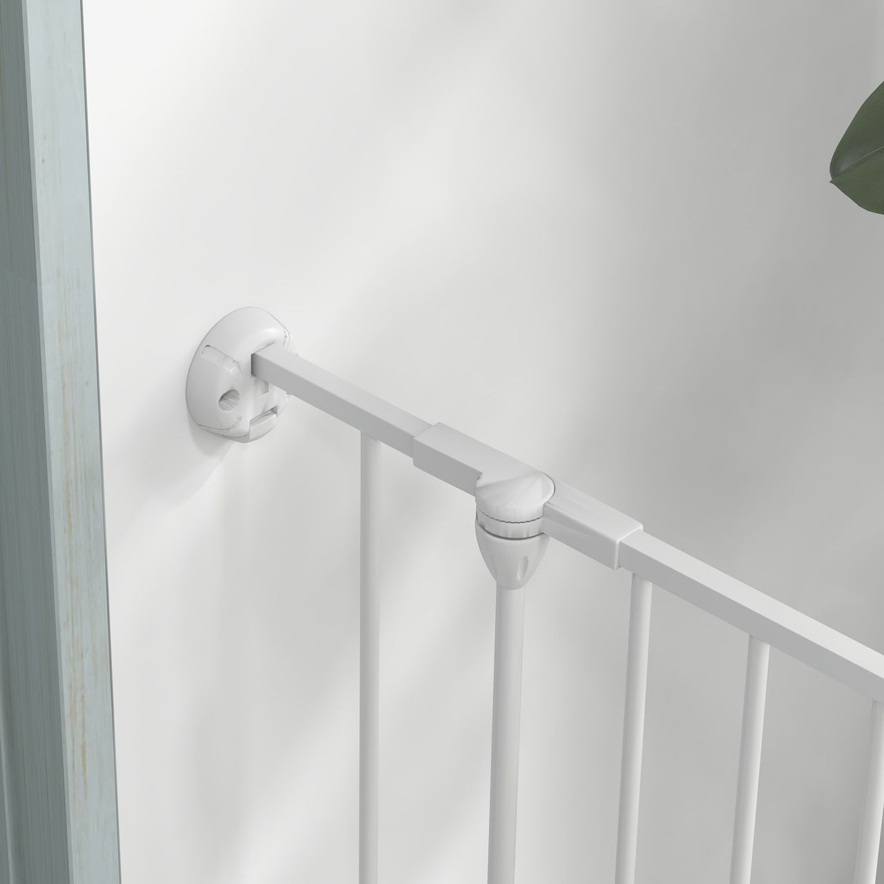 PawHut 2 in 1 Welpenlaufstall, Absperrgitter mit 6 Platten, 90 cm Freilaufgehege