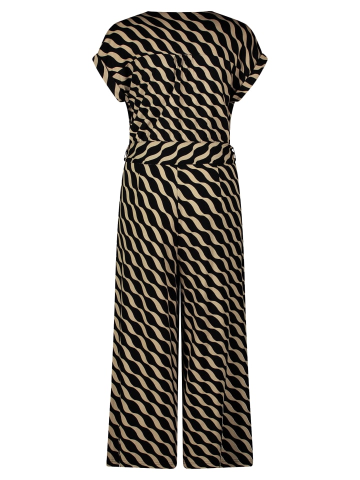 Betty Barclay Jumpsuit mit Eingrifftaschen in Black/Khaki günstig kaufen