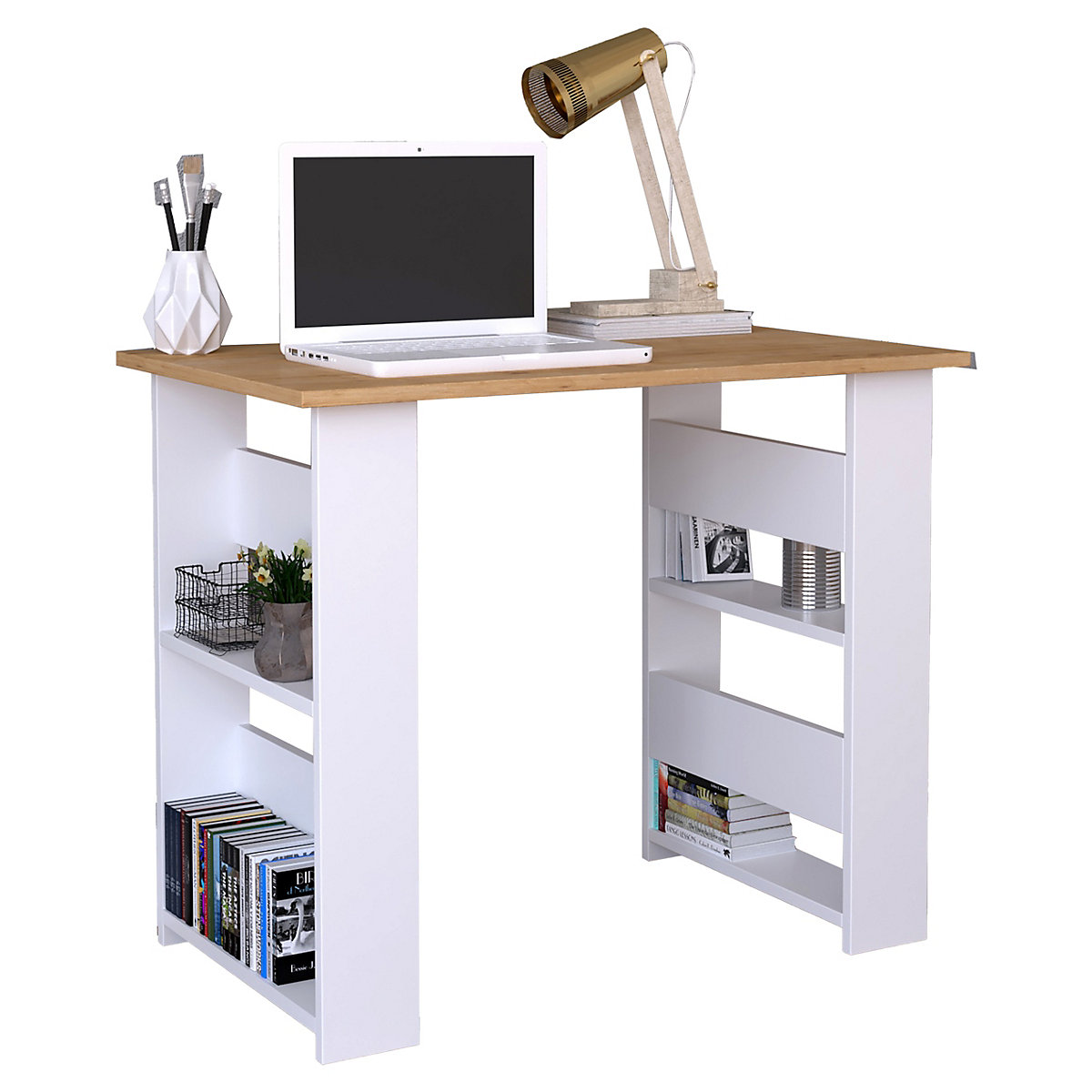Holz Schreibtisch Computertisch Arbeitstisch Bürotisch Büro Tisch Efilo