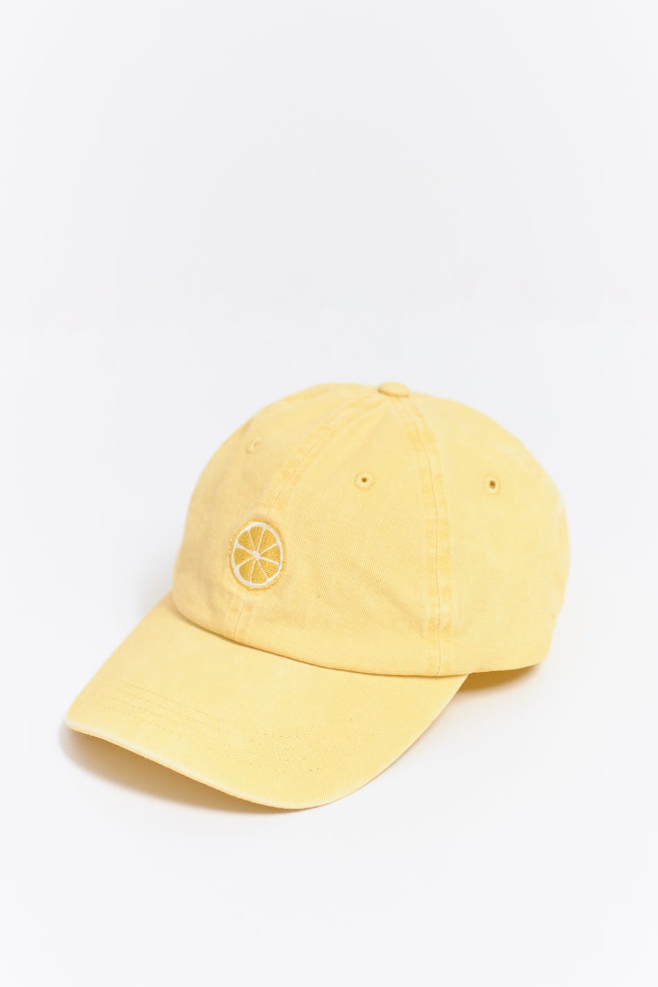 Washed cotton cap