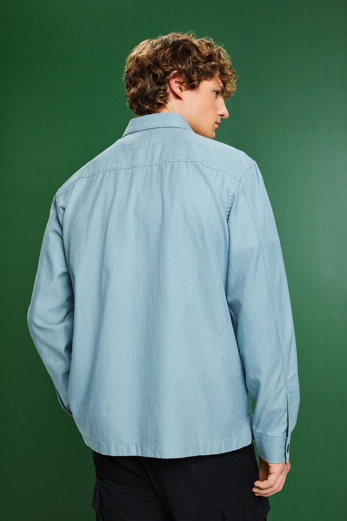 Button-Down-Hemd aus Twill