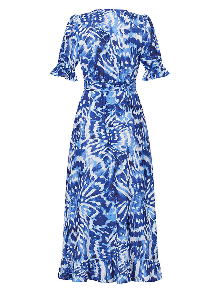 SisterS point Kleid in Blau/ Weiß günstig kaufen