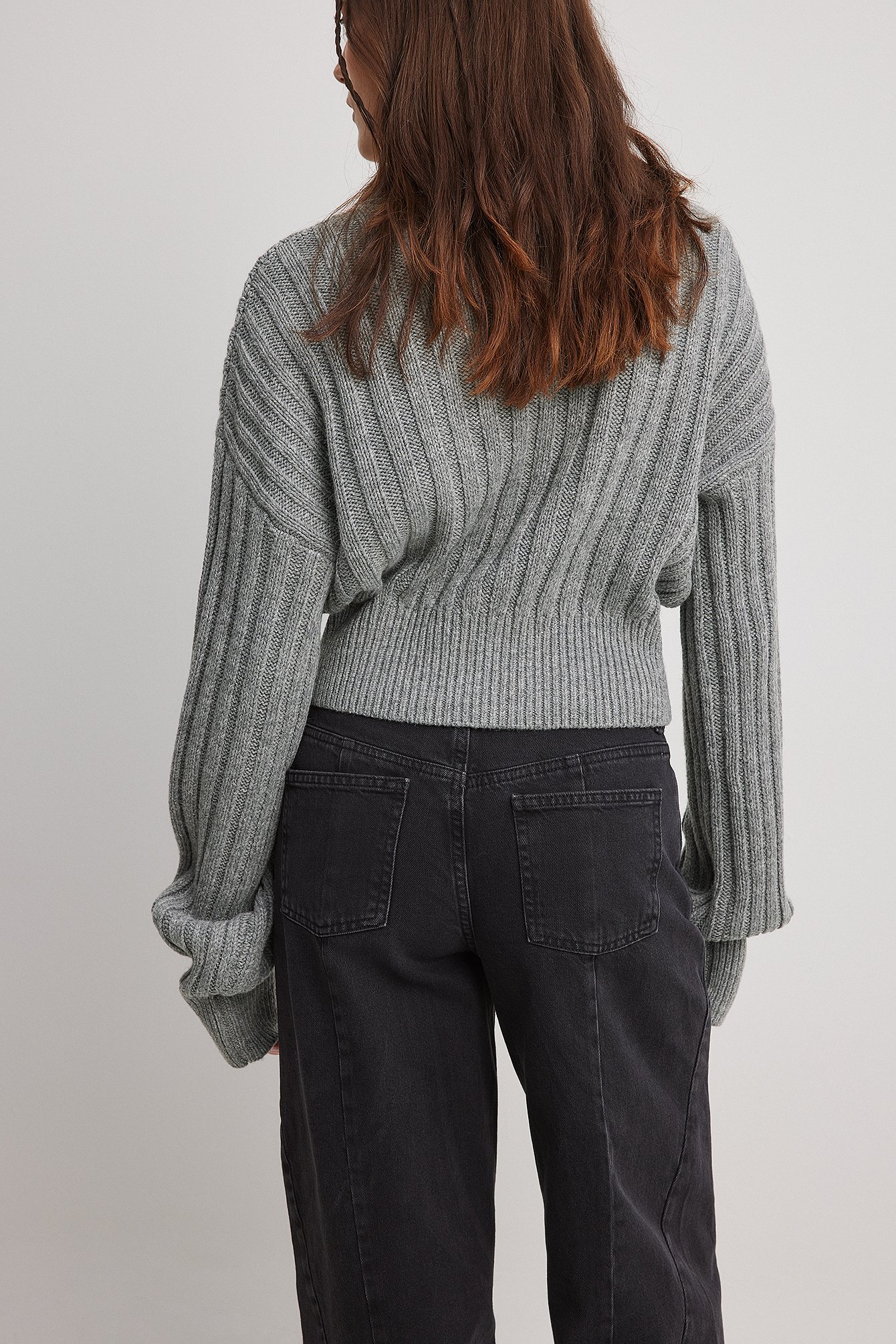 Gerippter Pullover