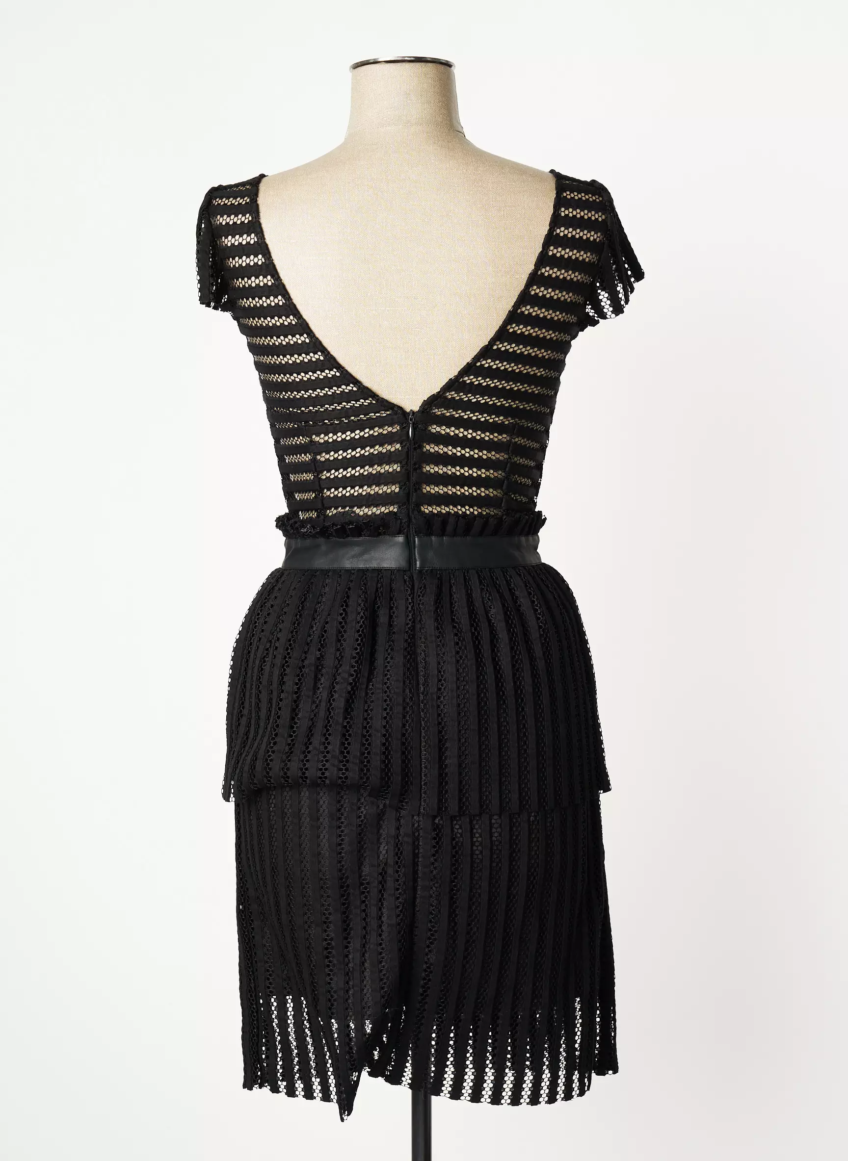 School Rag Robes Mi Longues Femme couleur noir