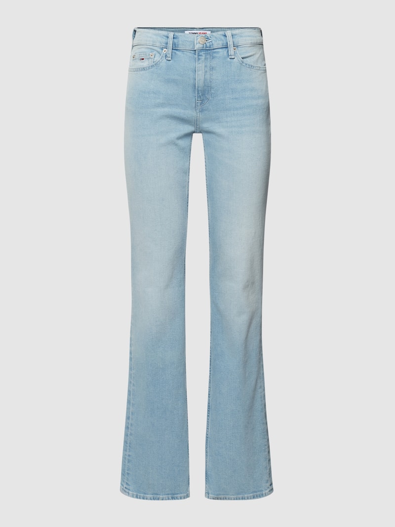 Bootcut Jeans mit 5-Pocket-Design Modell 'MADDIE' in hellblau