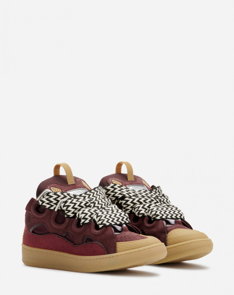 SNEAKERS CURB EN CUIR