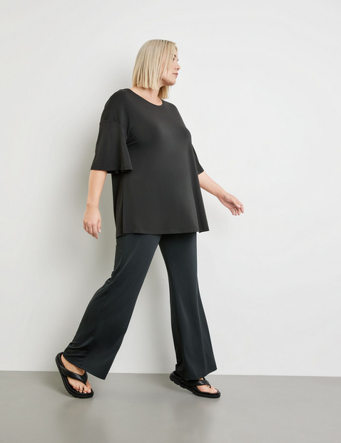 Legeres Shirt aus feinem Slinky-Jersey