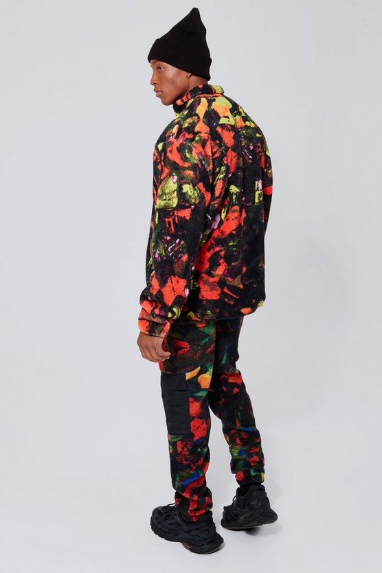 Heat Sense Borg-Jacke mit Trichterkragen