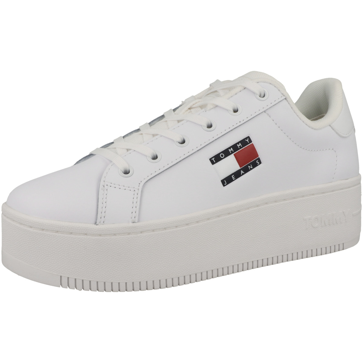 Tommy Hilfiger Tommy Jeans Flatform Essential Sneaker Low weiss