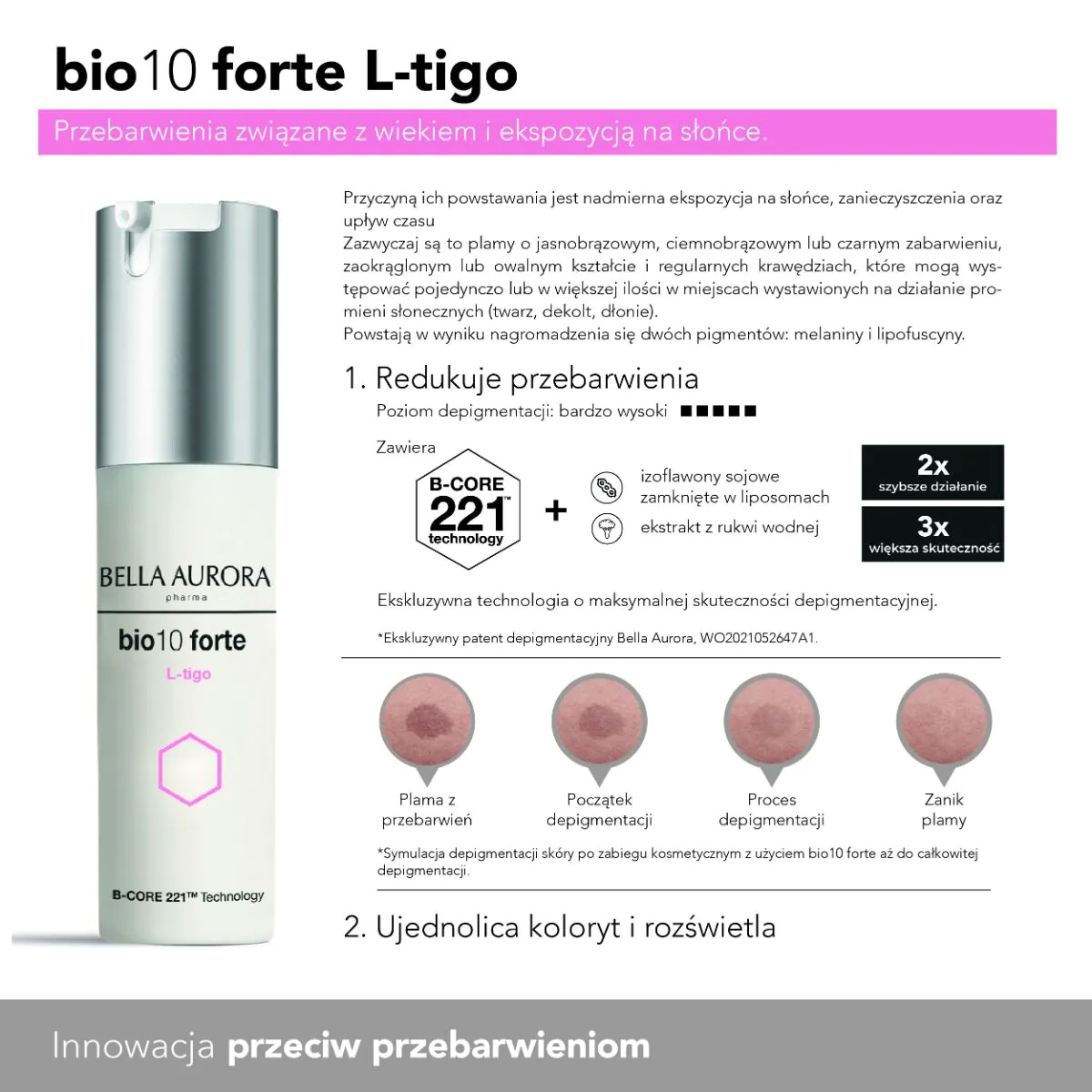 Bella Aurora L-tigo BIO10 Forte depigmentatiebehandeling