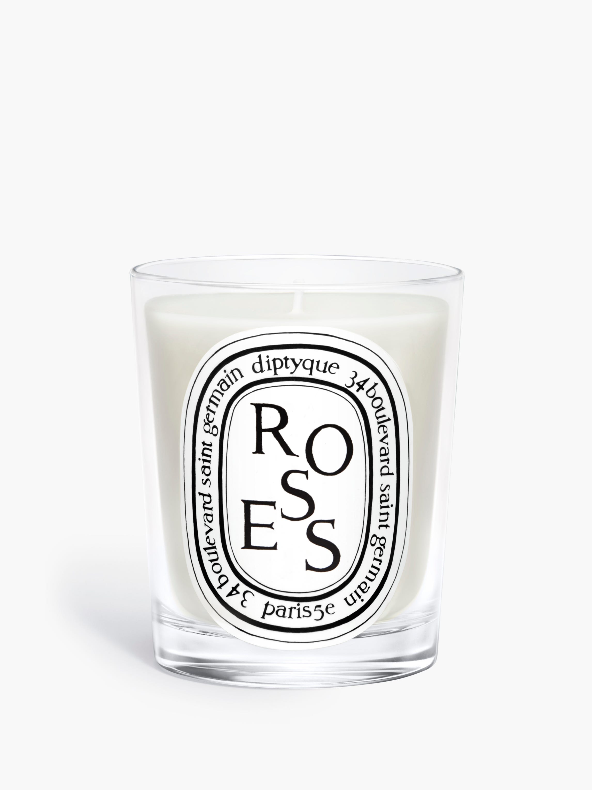 Roses - Bougie modèle classique