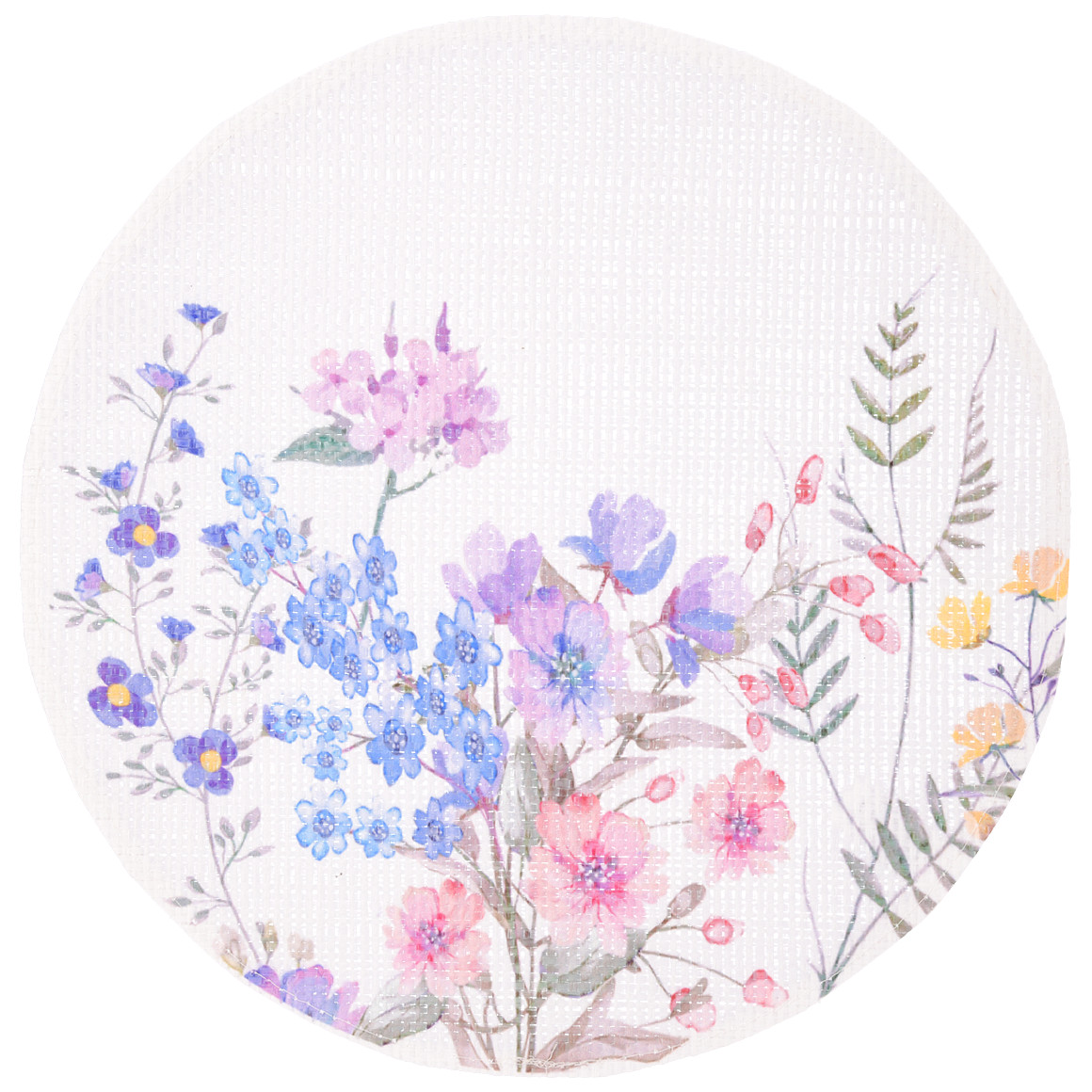 Platzset mit Blumen-Motiv