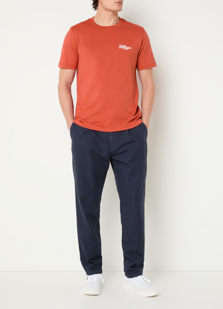 Tricou Tommy Hilfiger cu logo brodat