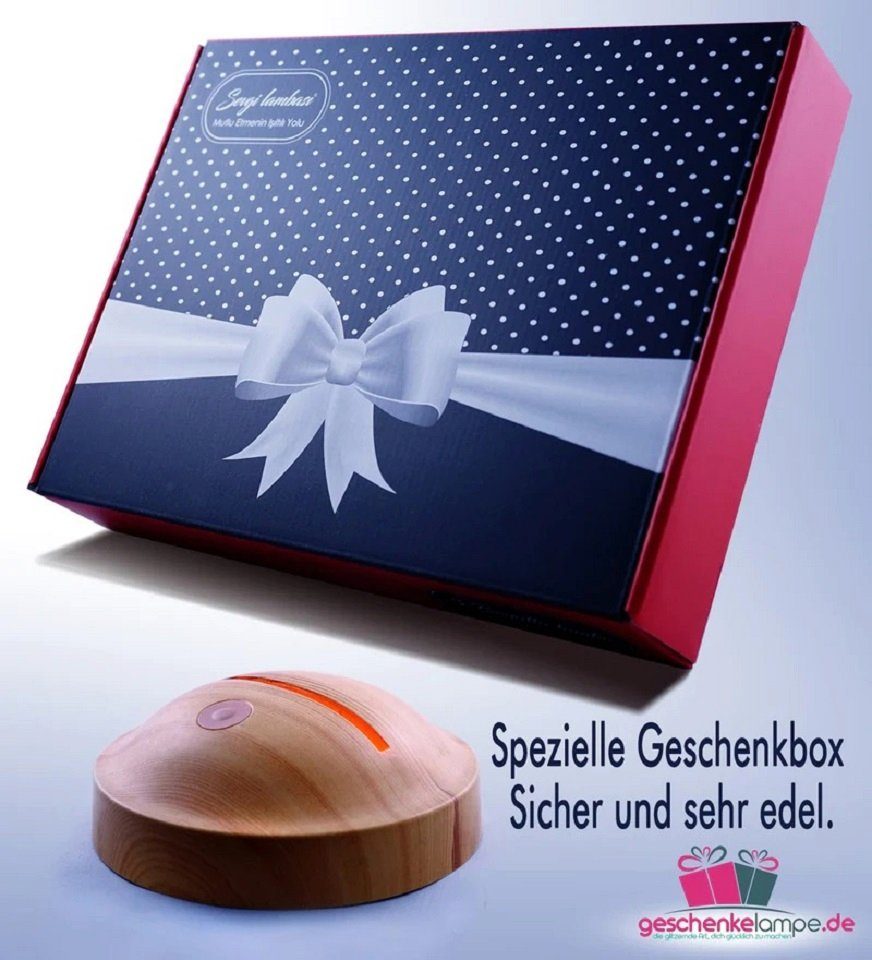 Geschenkelampe LED Nachttischlampe Jesus Christus 3D UV Druck Farbige Nachtlicht Christliches Geschenk, Leuchte 7 Farben fest integriert, Geschenk für Oma, Mama, Opa
