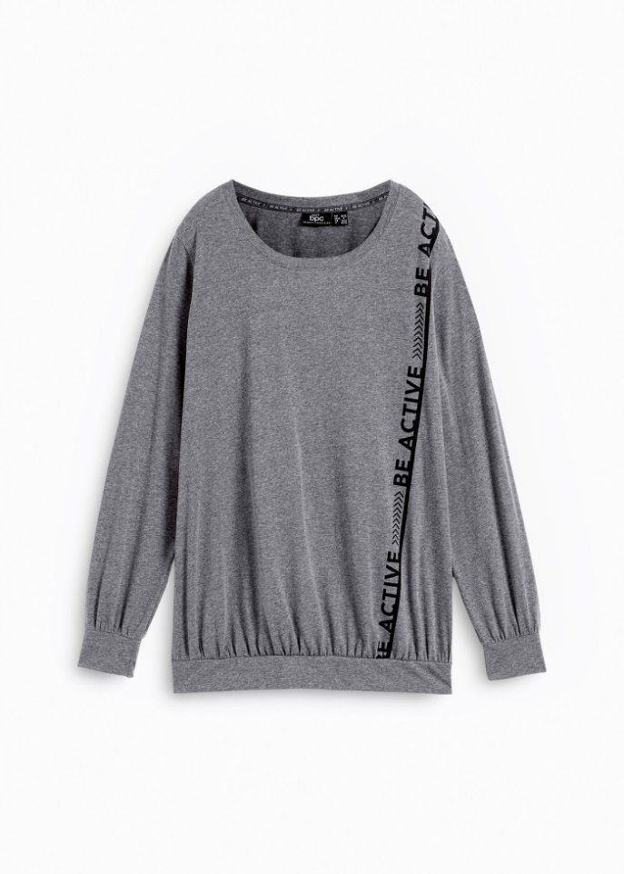 lockeres Sport-Shirt, langarm