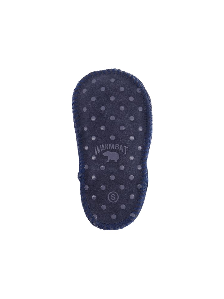 Warmbat Hausschuhe Hay Baby Bootie in Dark Navy günstig kaufen