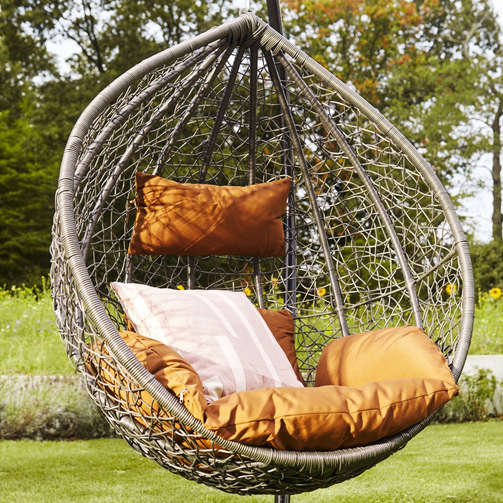 Home Deluxe Polyrattan Hängesessel CIELO - Kissen