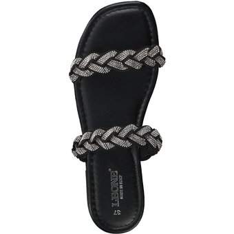 Leone Pantolette in schwarz