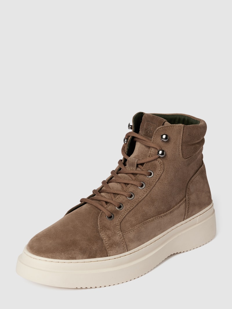 Boots aus Veloursleder Modell 'ALGOT' in taupe