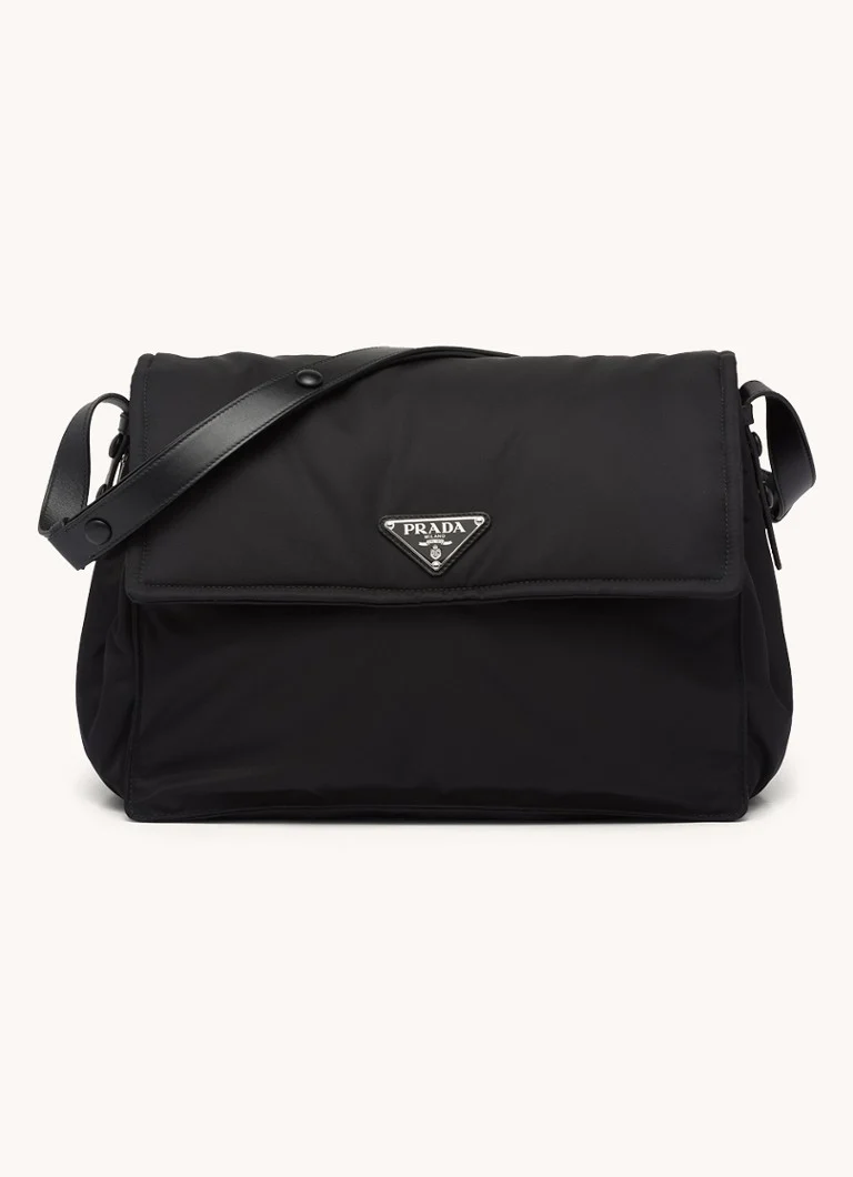 Sac bandoulière rembourré Prada Re-Nylon grand format