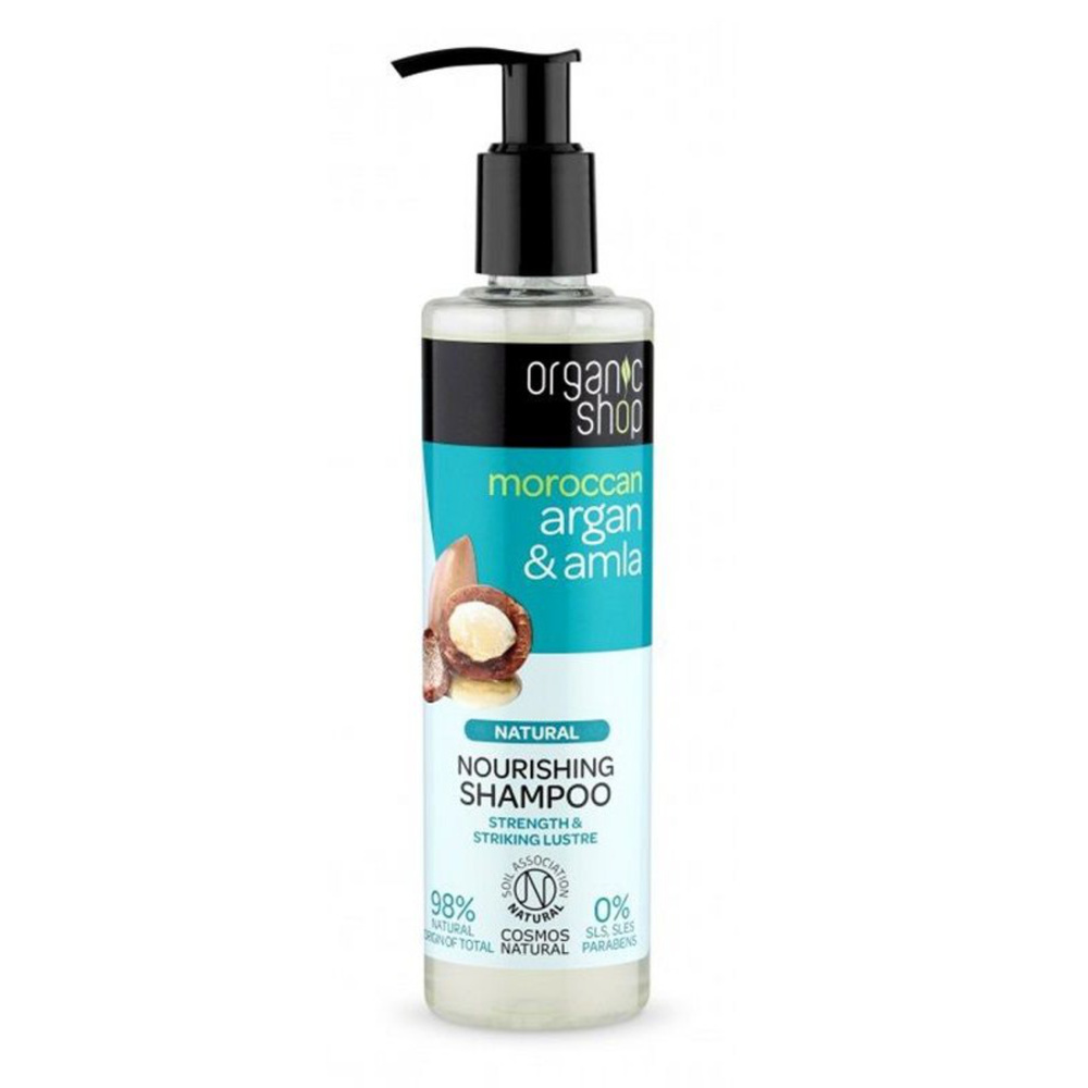organic shop Shampoing Nourrissant Argan et Amla shampoings