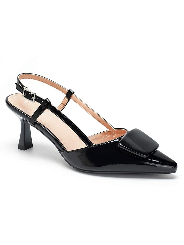C'M Slingpumps in Schwarz günstig kaufen