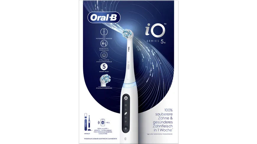 Oral-B Elektrische Zahnbürste iO Series 5 Quite White