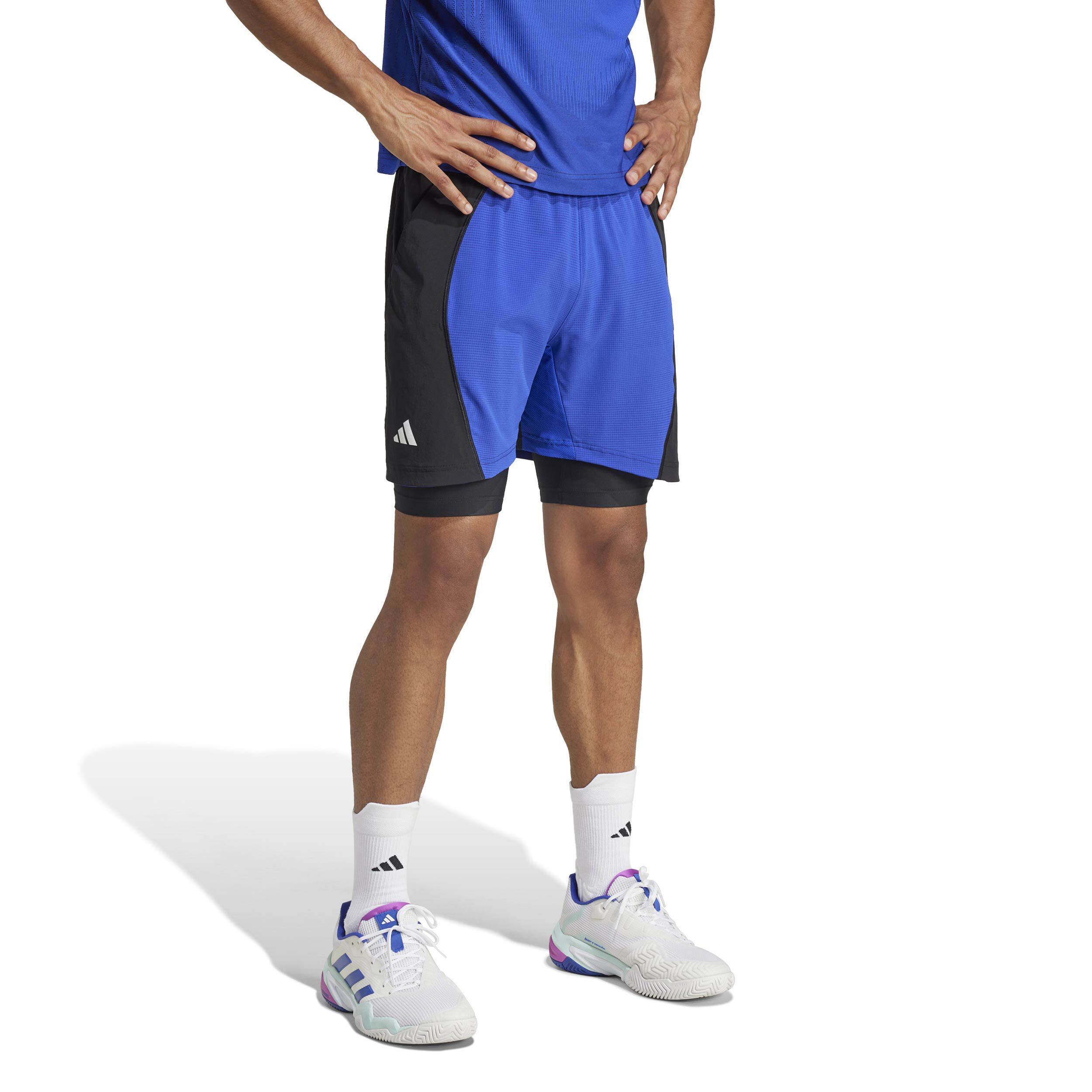 Set Shorts Herren - Blau, Schwarz