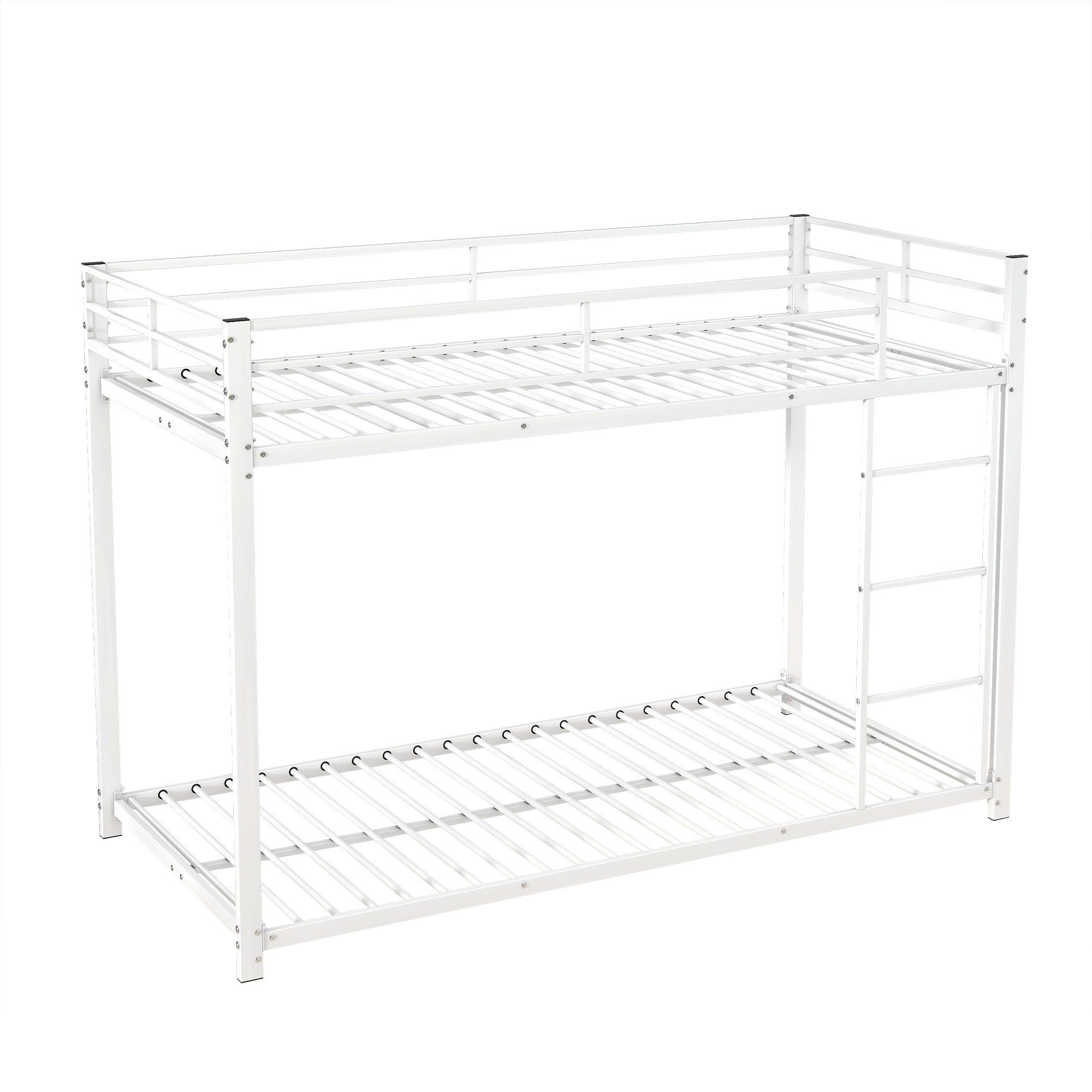 HAUSS SPLOE Etagenbett Etagenbett Metallbett Kinderbett Hochbett Bettrahmen Einzelbett (90*200 cm, Eisenetagenbetten in klassischer Form), ohne Matratze