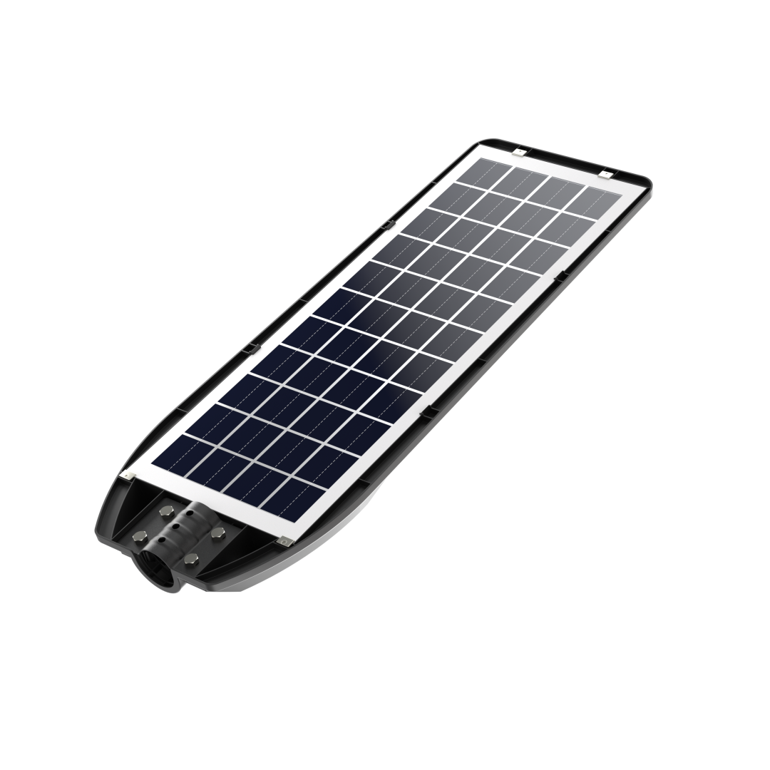 LUXULA Solar Straßenleuchte mit PIR Sensor, Parkplatzleuchte, 5W PV