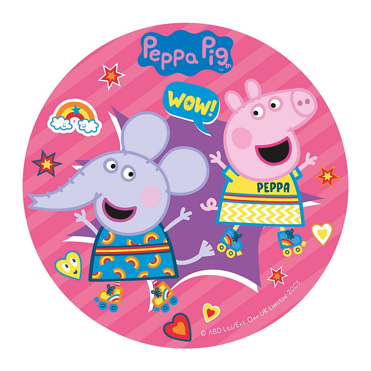 Essbare Tortenaufleger Peppa Wutz (Peppa Pig) 20cm