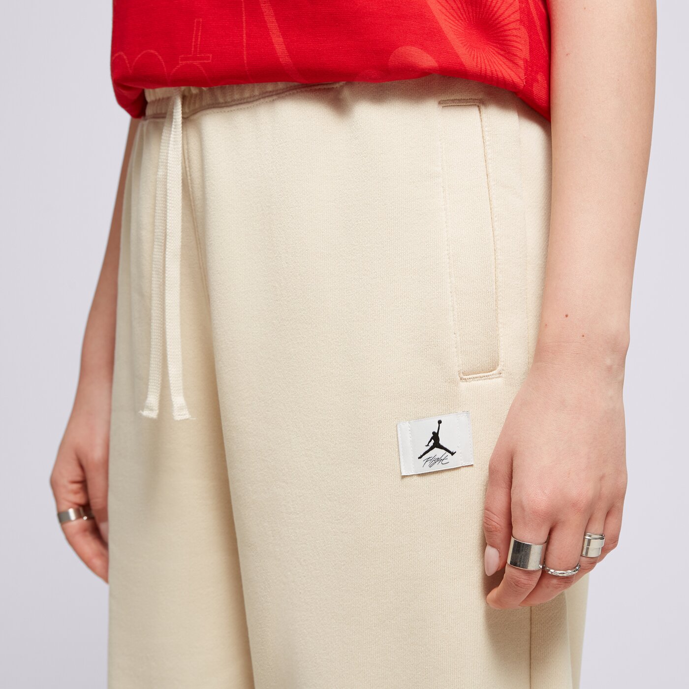 HOSE W JORDAN FLT FLC PANT Beige