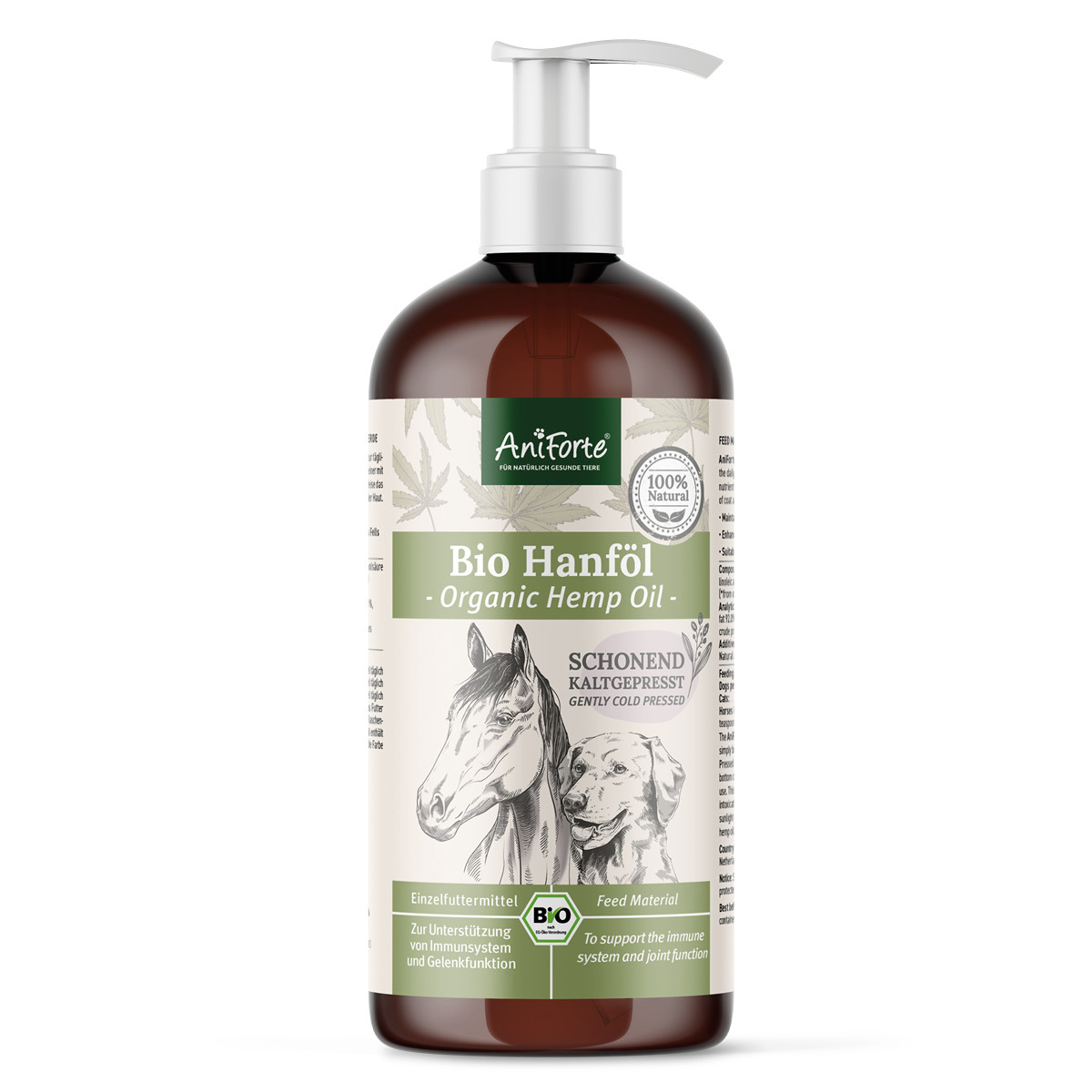 Aniforte Ergänzungsfutter & Aufzucht Aniforte Bio Hanföl 1 l