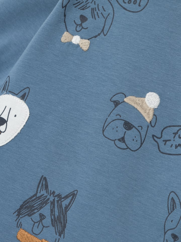 name it Jungen Longsleeve bedruckt in Blau günstig kaufen