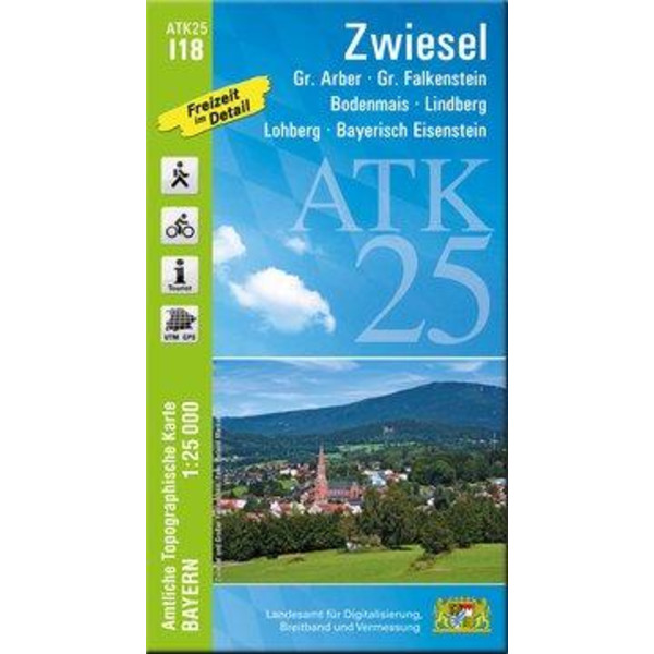 Zwiesel 1 : 25 000 - Wanderkarte