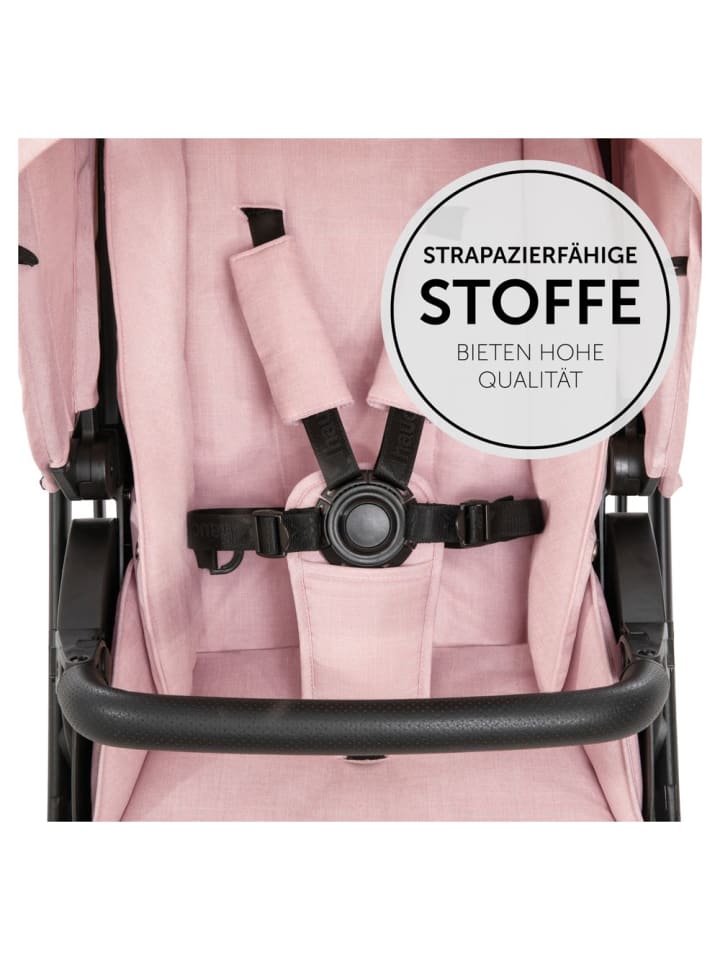 Hauck 3in1 Kinderwagen-Set Vision X Trio Set Silver in rosa günstig kaufen onesize