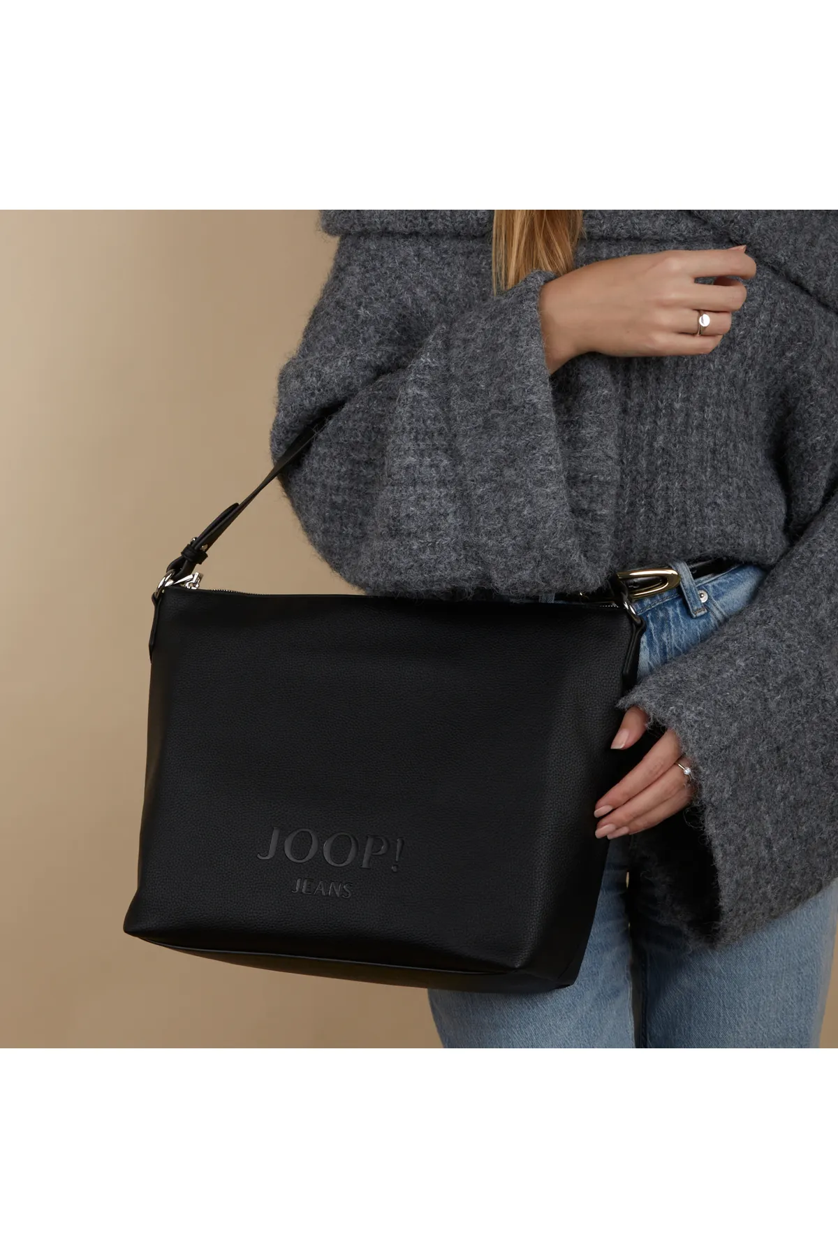 JOOP JEANS  Joop! Jeans Damen Schultertasche Schwarz 4130000863
