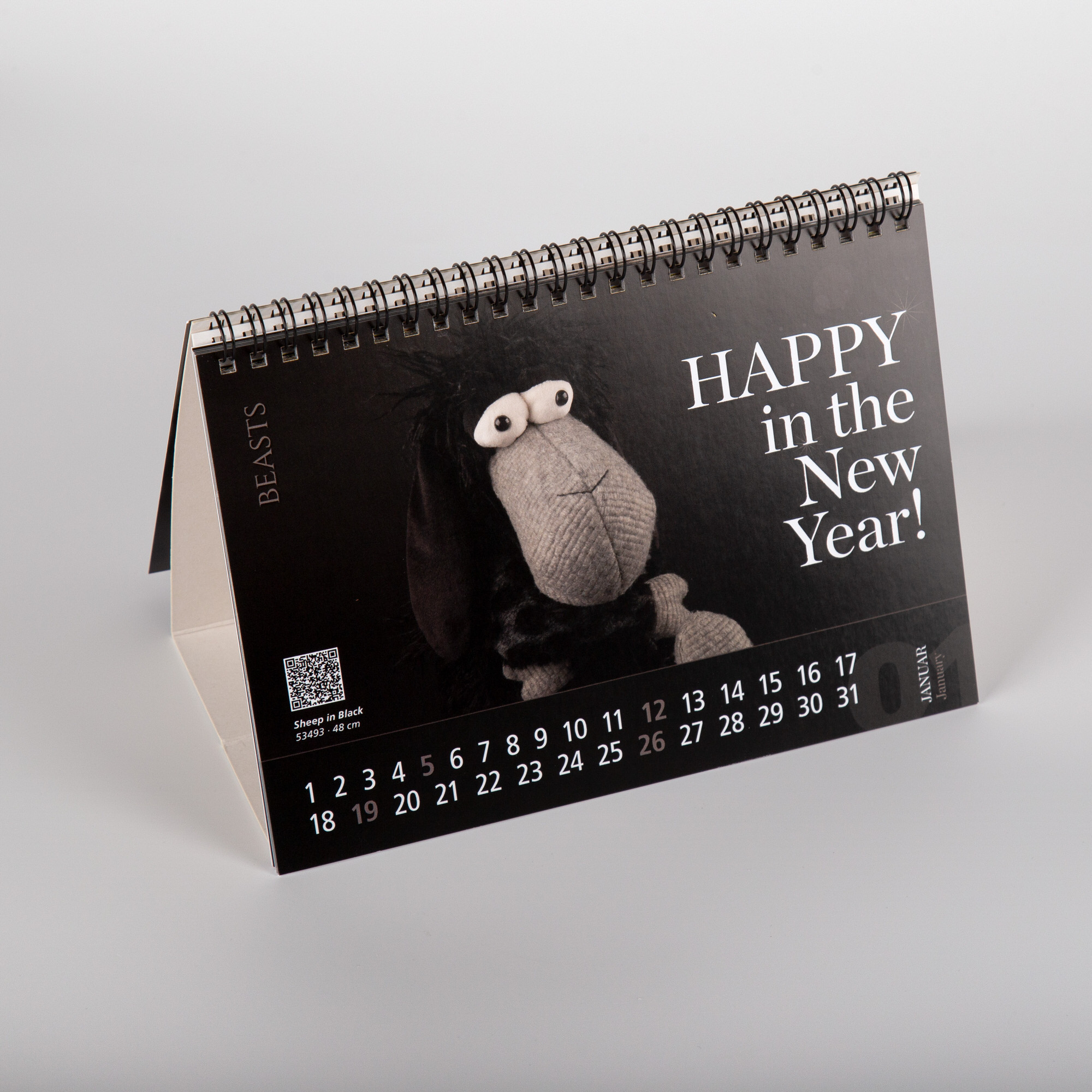 Beasts Tisch-Kalender 2025