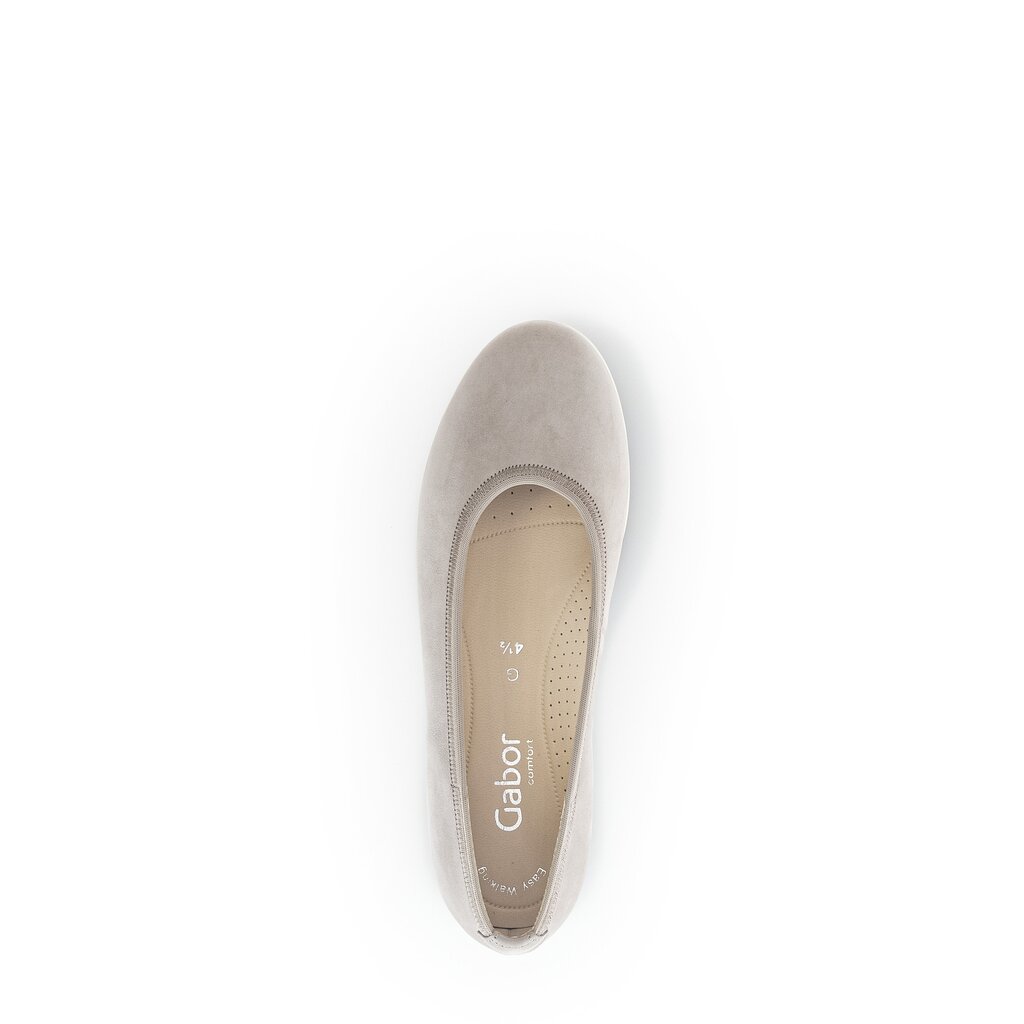 Gabor comfort Sportliche Ballerina grau