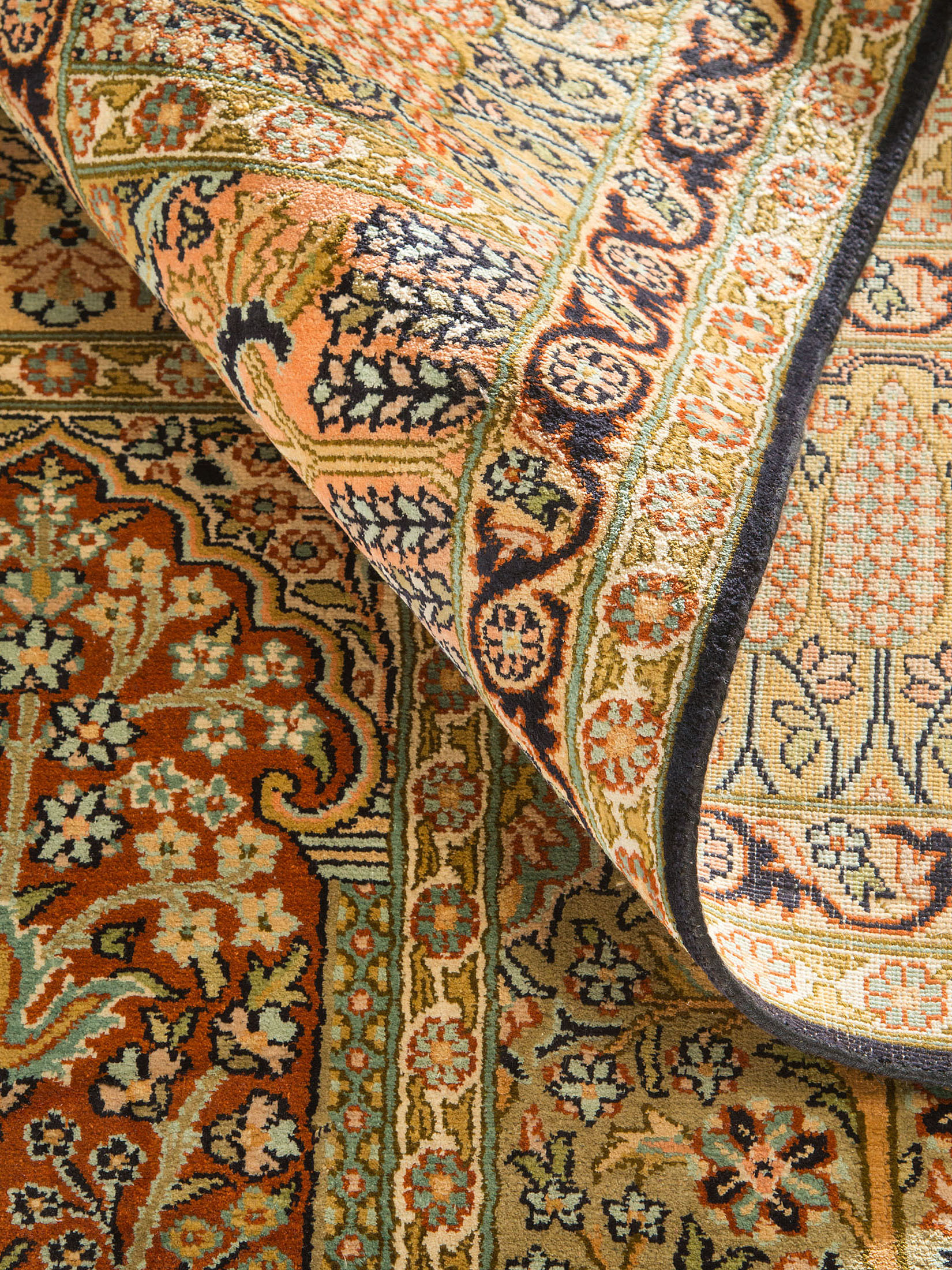 Kaschmir Seide 18/18 ca. 168 x 256 cm, Unikat / Einzelstück