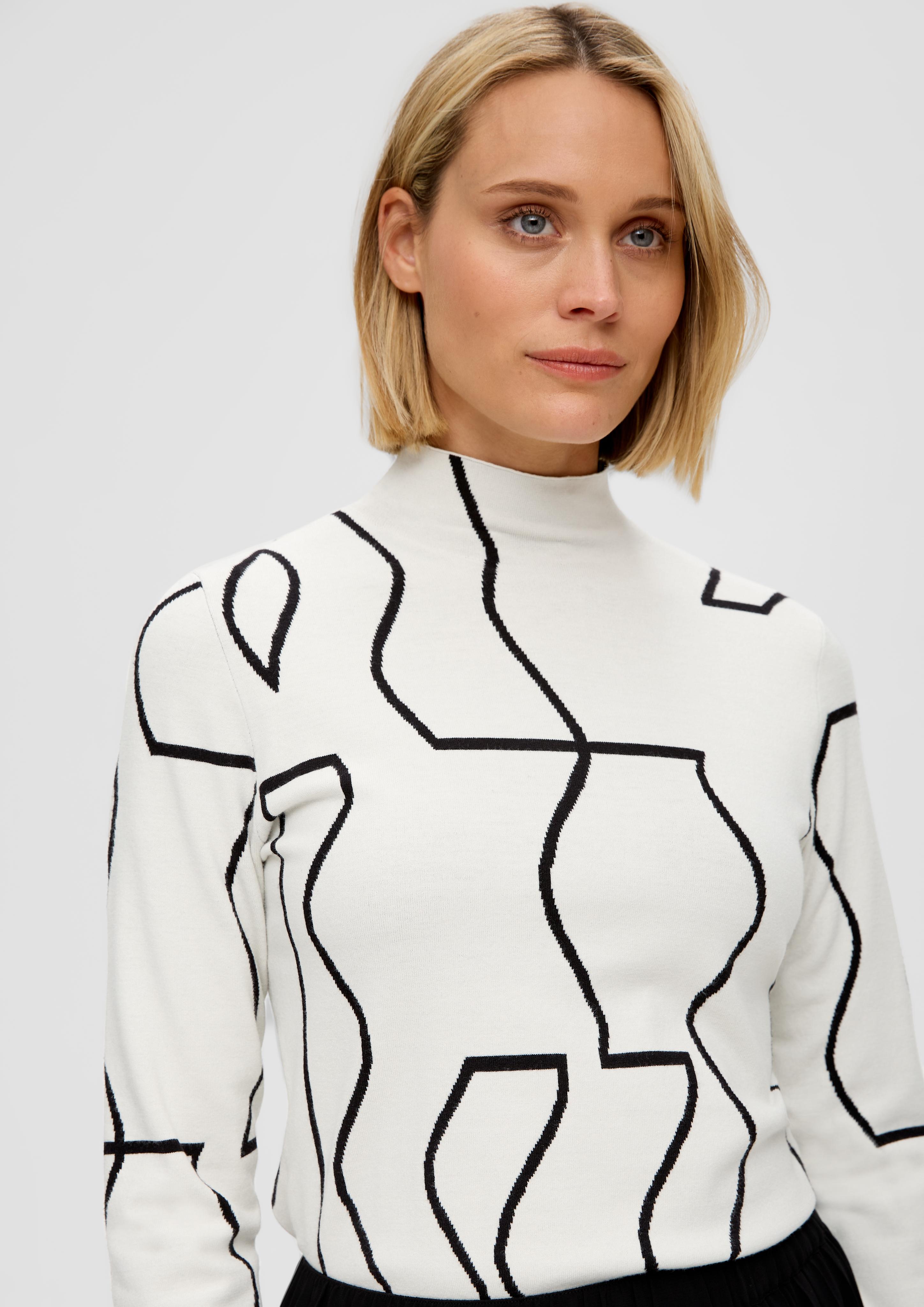 Strickpullover mit Jacquard  2140470-07X5