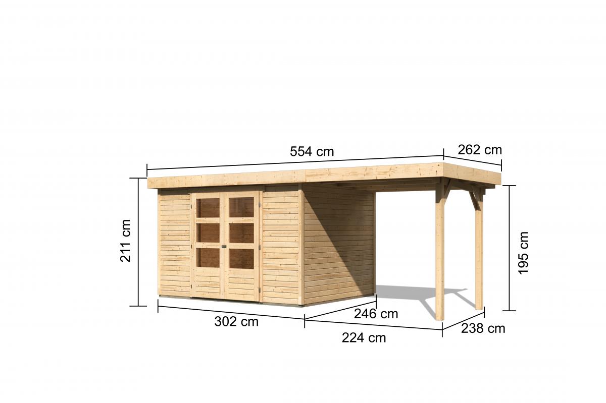 Woodfeeling Gartenhaus Ekenis 5