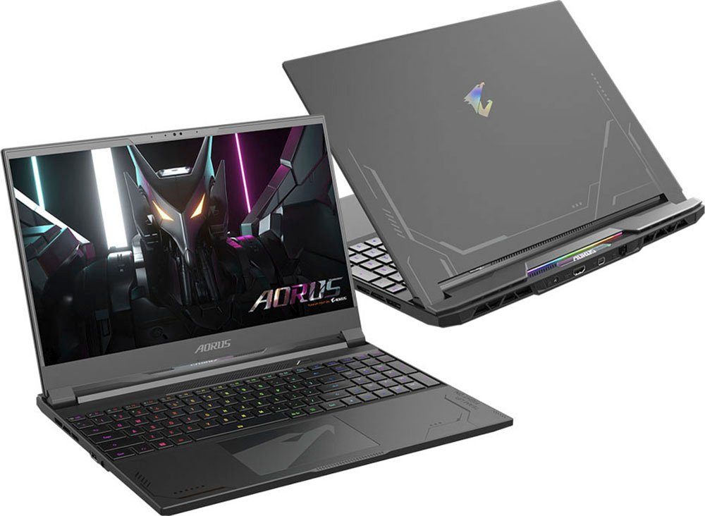 Gigabyte AORUS 15X ASF-B3DE654SH Gaming-Notebook (39,6 cm/15,6 Zoll, Intel Core i9 13900HX, GeForce RTX 4070, 1000 GB SSD)